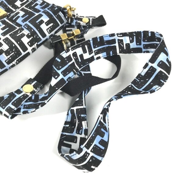 FENDI 8BR784 Joshua Vides Collab Zucca Baguette Mini 2WAY Shoulder Bag Unused - Picture 13 of 16